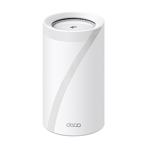 0840030706899 - TP-LINK QUAD-BAND WIFI 7 BE33000 WHOLE HOME MESH SYSTEM (DECO BE95) | 16-STREAM | 2 × 10G + 2 × 2.5G PORTS WIRED BACKHAUL, 12 × HIGH-GAIN ANTENNAS | VPN, AI-ROAMING, 4×4 MU-MIMO, HOMESHIELD (1-PACK)