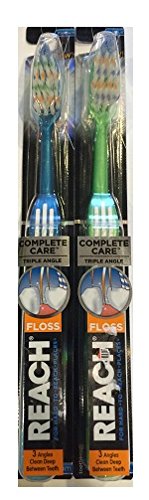 0840040906203 - NEW REACH TOOTHBRUSH COMPLETE CARE TRIPLE ANGLE FOR HARD TO REACH PLACES (PACK OF 2)