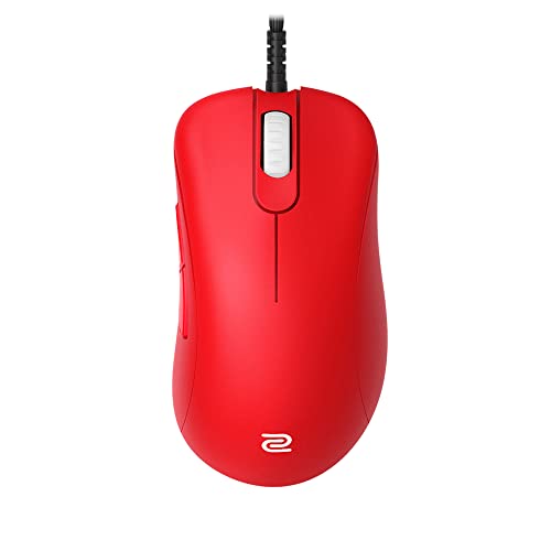 0840046046965 - BENQ ZOWIE EC2 SPECIAL EDITION RED V2 ERGONOMIC GAMING MOUSE FOR ESPORTS |REGULAR WEIGHT| PARACORD CABLE & 16-STEP SCROLL| DRIVERLESS | MATTE COATING | MEDIUM SIZE