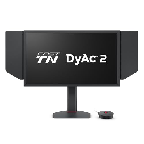 0840046049096 - ZOWIE BENQ XL2546X GAMING MONITOR | 24.5 | FAST TN 240HZ | GAMING MONITOR FOR ESPORTS | MOTION CLARITY DYAC™2 | 1080P | XL SETTING TO SHARE | S SWITCH | ADJUSTABLE HEIGHT & TILT, BLACK