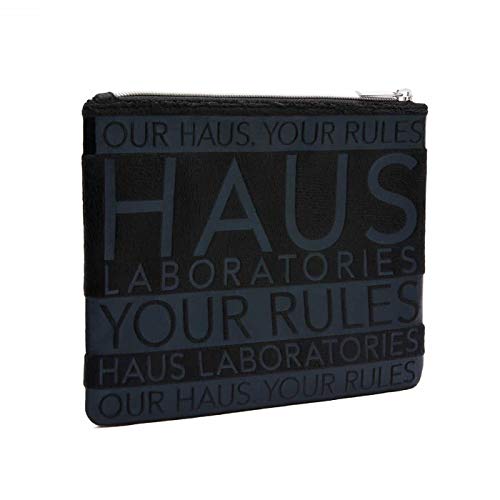 0840073501673 - HAUS LABORATORIES BY LADY GAGA: LAB BAG, TRAVEL MAKEUP BAG | MULTIFUNCTIONAL, BLACK MAKEUP CASE WITH ZIPPER CLOSURE FOR COSMETIC ORGANIZATION, VEGAN & CRUELTY-FREE | 1-PIECE