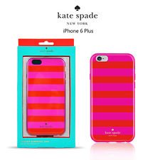 0840076120826 - KATE SPADE NEW YORK FLEXIBLE HARDSHELL CASE FOR IPHONE 6 PLUS & 6S PLUS CANDY STRIPE PINK RED