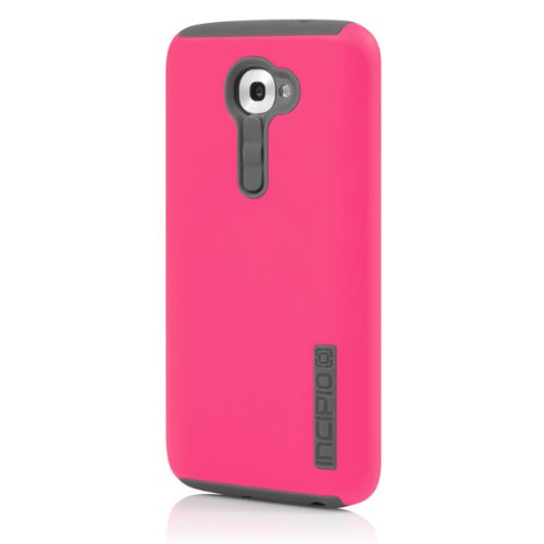 0840076154296 - INCIPIO DUALPRO CASE FOR LG G2 (VERIZON) - CARRYING CASE - RETAIL PACKAGING - CHERRY BLOSSOM PINK/GRAY