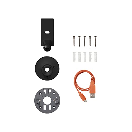 0840080507460 - RING SPARE PARTS KIT FOR SPOTLIGHT CAM PRO BATTERY & SPOTLIGHT CAM PLUS BATTERY, BLACK
