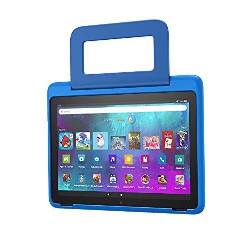 0840080514376 - AMAZON KID-FRIENDLY CASE FOR FIRE HD 10 TABLET (ONLY COMPATIBLE WITH 11TH GENERATION TABLET, 2021 RELEASE), SKY BLUE