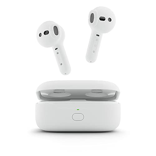 0840080521602 - ALL-NEW ECHO BUDS (2023 RELEASE) | TRUE WIRELESS BLUETOOTH 5.2 EARBUDS WITH ALEXA, MULTIPOINT, 20H BATTERY WITH CHARGING CASE, FAST CHARGING, SWEAT RESISTANT, SEMI-IN-EAR | GLACIER WHITE