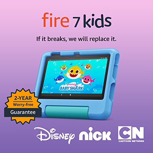 0840080524603 - ALL-NEW FIRE 7 KIDS TABLET, 7 DISPLAY, AGES 3-7, 16 GB, BLUE