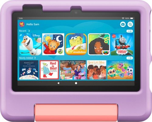 0840080538761 - AMAZON - FIRE 7 KIDS AGES 3-7 7 TABLET WITH WI-FI 16 GB - PURPLE