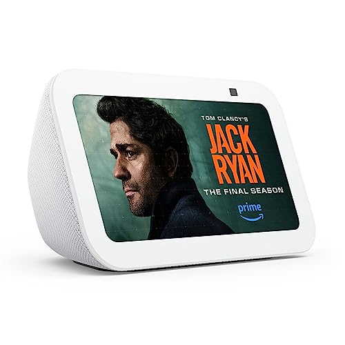 0840080571539 - ALL-NEW ECHO SHOW 5 (3RD GEN, 2023 RELEASE) | SMART DISPLAY WITH DEEPER BASS AND CLEARER SOUND | GLACIER WHITE