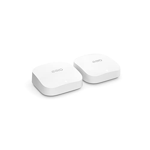0840080583051 - INTRODUCING AMAZON EERO PRO 6E TRI-BAND MESH WI-FI 6E SYSTEM, WITH BUILT-IN ZIGBEE SMART HOME HUB (2-PACK)