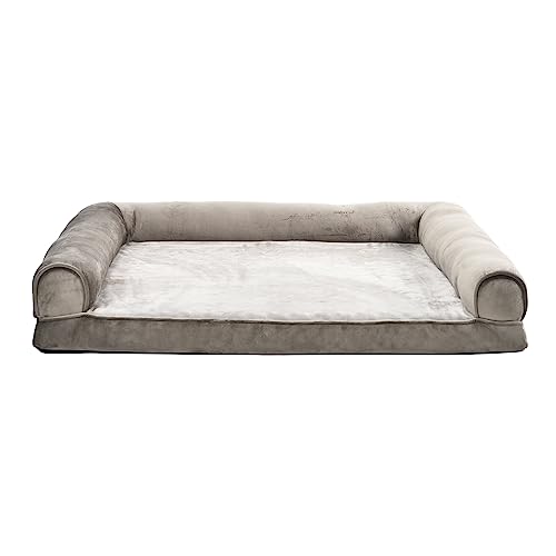 0840095894265 - AMAZON BASICS ORTHOPEDIC FOAM LIVING ROOM COUCH DOG PET BED WITH REMOVABLE COVER, 30 X 20 X 6.25