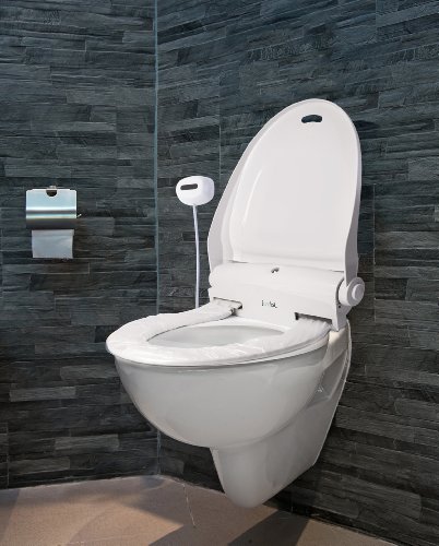 0840102103830 - JUMBL IT100B AUTOMATED TOILET SEAT WITH COVER AUTOMATIC COVERS SEAT