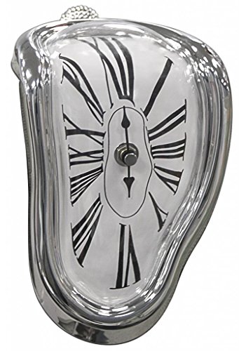 0840102104950 - JUMBL™ NOVELTY MELTING/TIME WARP CLOCK - SITS ON SHELF TO CREATE ILLUSION OF A TIMEPIECE MELTING DOWN