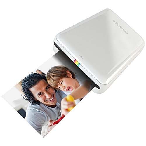 0840102108965 - POLAROID ZIP MOBILE PRINTER W/ZINK ZERO INK PRINTING TECHNOLOGY - COMPATIBLE W/IOS & ANDROID DEVICES - WHITE