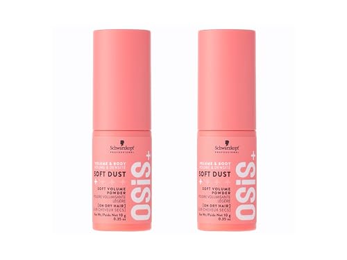 0840102601398 - OSIS+ SOFT DUST, 0.35 OZ (2 PACK) – VOLUME SPRAY POWDER FOR ROOT LIFT, SUBTLE TEXTURE AND NATURAL SHINE – LIGHTWEIGHT VOLUMIZING AND TEXTURIZING POWDER – LIGHT WEIGHT TREATMENT