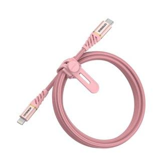 0840104290569 - OTTERBOX FAST CHARGE PREMIUM USB-C TO LIGHTNING CABLE - ROSE SHIMMER