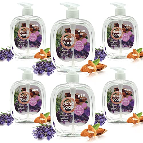 0840162312418 - WBM CARE HAND SOAP, HIMALAYAN PINK SALT WITH LAVENDER & ALMOND, SMOOTH AND CLEAN SKIN CARE, 16.9 OZ/EACH (PACK OF 6)