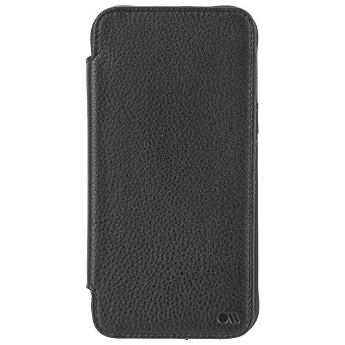0840171707724 - CASE-MATE - WALLET FOLIO - MAGSAFE CASE FOR IPHONE 13 PRO MAX - COMPATIBLE WITH MAGSAFE ACCESSORIES & CHARGING - 10 FT DROP PROTECTION LEATHER - BLACK