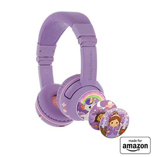 0840173601228 - ALL-NEW, MADE FOR AMAZON BUDDYPHONES PLAYTIME VOLUME LIMITING BLUETOOTH KIDS HEADPHONES AGE (3-7)