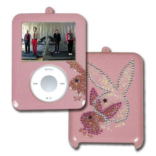 0840176026998 - PLAYBOY SNAP ON CASE FOR IPOD NANO VIDEO 3G (PINK)