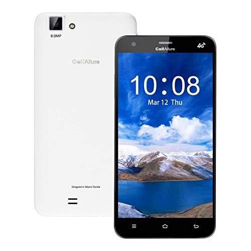 0840176080532 - CELLALLURE COOL 5.GSM MULTI CARRIER NO CONTRACT ANDROID SMARTPHONE - RETAIL PACKAGING (WHITE)