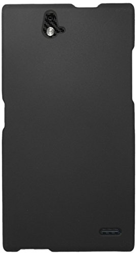 0840176159948 - EAGLE CELL ZTE GRAND X MAX+ Z987/GRAND X MAX Z787 SNAP ON RUBBERIZED HARD PROTECTOR CASE - RETAIL PACKAGING - BLACK
