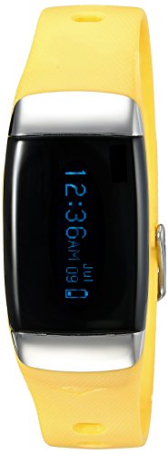 0840222147752 - EVERLAST AUTOMATIC PLASTIC AND RUBBER FITNESS WATCH, COLOR:YELLOW (MODEL: EVWTR007YE)