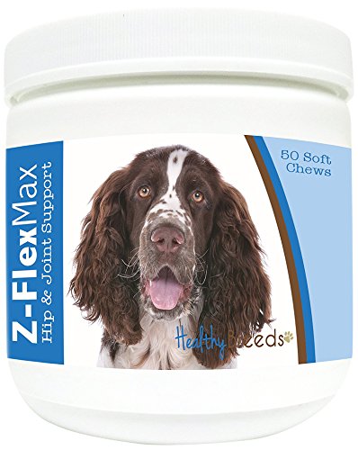 0840235106852 - HEALTHY BREEDS Z-FLEX MAX HIP AND JOINT SUPPORT SOFT CHEWS, ENGLISH SPRINGER SPANIEL / 50 COUNT