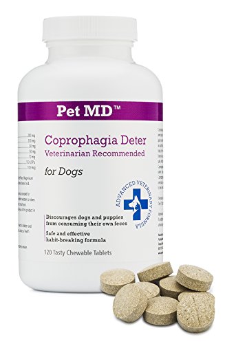 0840235199816 - PET MD - COPROPHAGIA - STOP DOG EATING POOP DETERRENT FOR DOGS - 120 COUNT