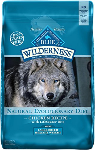 0840243104093 - BLUE BUFFALO WILDERNESS ADULT LARGE BREED HEALTHY WEIGHT - CHICKEN - 24 LB