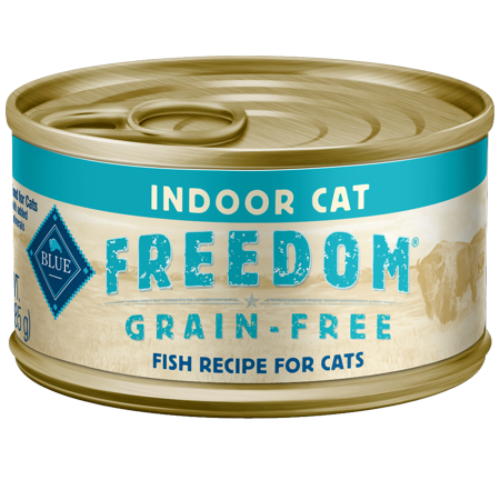 0840243107636 - BLUE BUFFALO BLUE FREEDOM INDOOR CAT FISH FOOD, 24 BY 3 OZ.