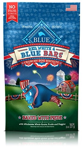 0840243109791 - BLUE BUFFALO BLUE RED, WHITE AND BLUE BARS, 8-OUNCE POUCH