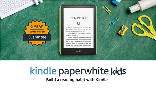 0840268968694 - KINDLE PAPERWHITE KIDS – KIDS READ, ON AVERAGE, MORE THAN AN HOUR A DAY WITH THEIR KINDLE - 16 GB, EMERALD FOREST