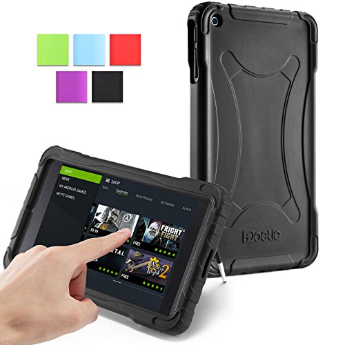 0840275107734 - NVIDIA SHIELD TABLET K1 / NVIDIA SHIELD TABLET CASE - POETIC PROTECTIVE SILICONE CASE FOR NVIDIA SHIELD TABLET K-1 / NVIDIA SHIELD TABLET BLACK (3 YEAR MANUFACTURER WARRANTY FROM POETIC)