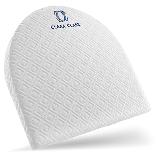 0840284539007 - CLARA CLARK MATERNITY PILLOW WITH REMOVABLE WASHABLE COTTON COVER, NURSING PILLOW AND POSITIONER, WATERPROOF MEMORY FOAM PILLOW