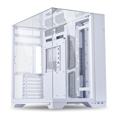 0840353045064 - LIAN LI O11 VISION WHITE ALUMINUM/STEEL/TEMPERED GLASS ATX MID TOWER COMPUTER CASE WHITE - O11VW.US