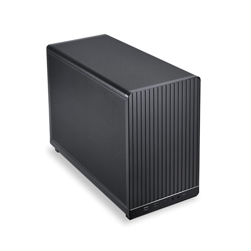0840353046429 - LIAN LI A3-MATX 26.3L MICRO FORM FACTOR CHASSIS- SUPPORTS UP TO 360 RADIATOR AND 10 X 120MM FANS- SUPPORTS STANDARD ATX PSUS-IN COLLABORATION WITH DAN CASES BLACK