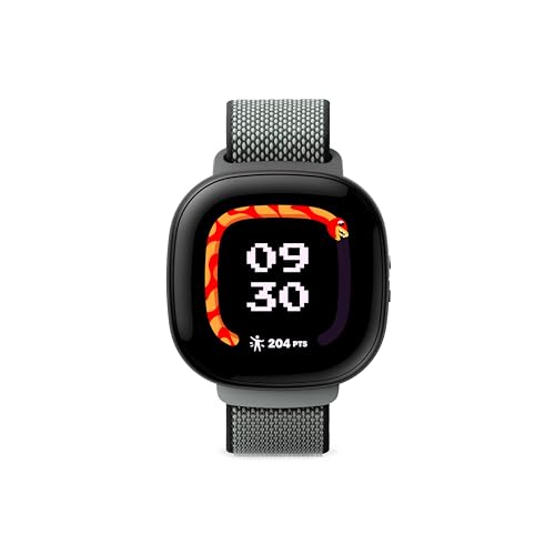 0840353907102 - GOOGLE FITBIT ACE LTE - KIDS SMARTWATCH WITH CALL, TEXT, GPS, AND ACTIVITY-BASED GAMES, ACE PASS DATA PLAN REQUIRED - MILD-SHADOW