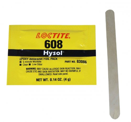 0840371100189 - LOCTITE 83086 CLEAR HYSOL 608 FAST CURE EPOXY ADHESIVE, 4 GRAM MINI PACKET