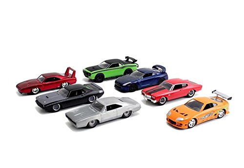 0840389106517 - FAST & FURIOUS BUILD N COLLECT WAVE 2, 6PC DIECAST CAR SET IN BLISTER PACKS 1/55 BY JADA
