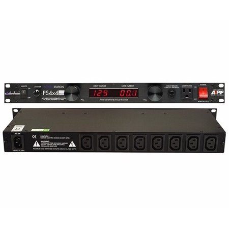 0840402017714 - ART PS4X4 PRO POWER DISTRIBUTION SYSTEM 1800 WATTS 1U RACK MOUNTABLE WITH 8 REAR OUTLETS