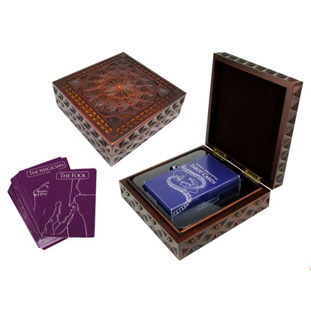 0840417103952 - PENNY DREADFUL TAROT CARD DELUXE CARVED WOOD BOX SET