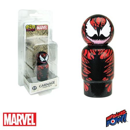 0840417105215 - CARNAGE - MARVEL PIN MATE #27 WOODEN FIGURE