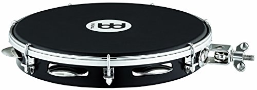 0840553083163 - MEINL PERCUSSION PA10A-BK-NH-H 10-INCH ABS PANDEIRO WITH NAPA HEAD, MOUNTABLE