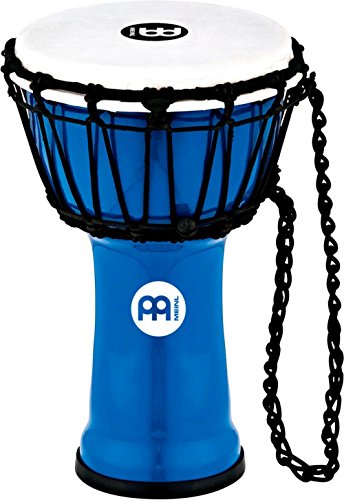 0840553085648 - MEINL PERCUSSION JRD-B SYNTHETIC COMPACT JUNIOR DJEMBE, 7 DIAMETER, BLUE
