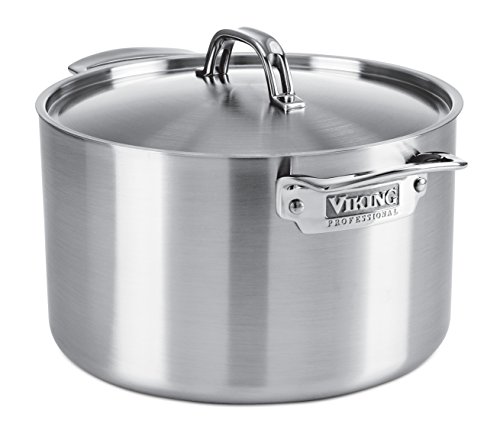 0840595101153 - PROFESSIONAL 5-PLY STOCK POT WITH LID SIZE: 8 QUARTS