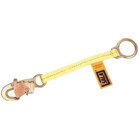 0840779003426 - DBI/SALA, 1231117 D-RING EXTENSION WITH SELF LOCKING SNAP HOOK X 18, YELLOW