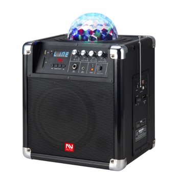 0840795130120 - NUTEK TS20106B 6.5-INCH 5AH PORTABLE SOUND SYSTEM WITH DISCO LIGHT