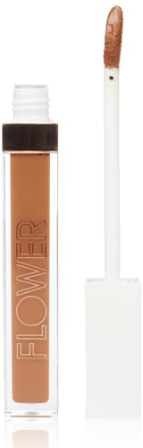 0840797138049 - FLOWER BEAUTY LIGHT ILLUSION FULL COVERAGE CONCEALER - DIFFUSE DARK UNDER EYE CIRCLES + BLURS BLEMISHES - WEIGHTLESS FORMULA + CREASE PROOF MAKEUP (MOCHA)