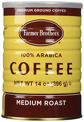 0840825006500 - FARMER BROTHERS 100% ARABICA COFFEE-RAINFOREST ALLIANCE CERTIFIED, GROUND IN CLASSIC CAN - 14 OZ CAN